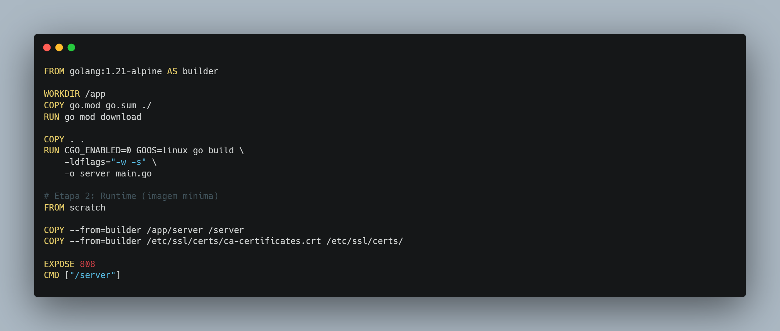 docker code